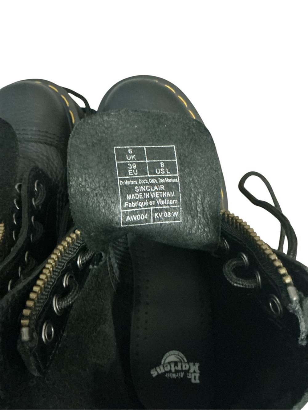 Dr. Martens Sinclair Front Zip Platform Combat Boot - Picture 10 of 15